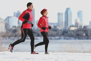 Comment courir dans la rue en hiver