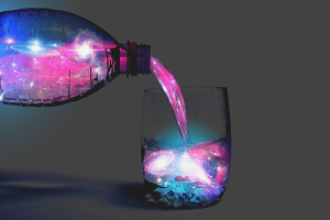 Comment faire un liquide brillant