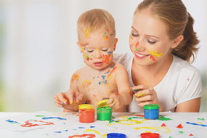 Cómo usar pinturas de dedos