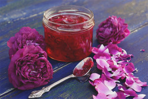 Confiture de pétales de rose