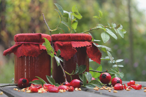 Confiture de rose musquée