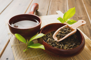 Té verde para el cabello