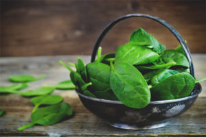 Spinaci durante la gravidanza