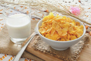 Corn flakes allattamento al seno