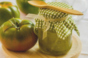 Confiture de tomates vertes