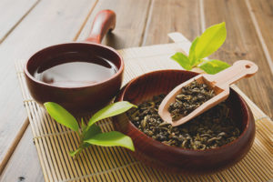 Té verde para la cara