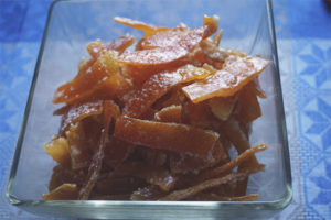 Candied orange peels