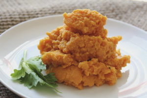 Purée de patate douce