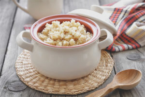 Cómo cocinar gachas de trigo