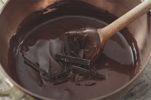 Como hacer leche con chocolate negro